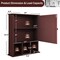 Wall Mounted Bathroom Cabinet with Mirrored Magnetic Door Holder